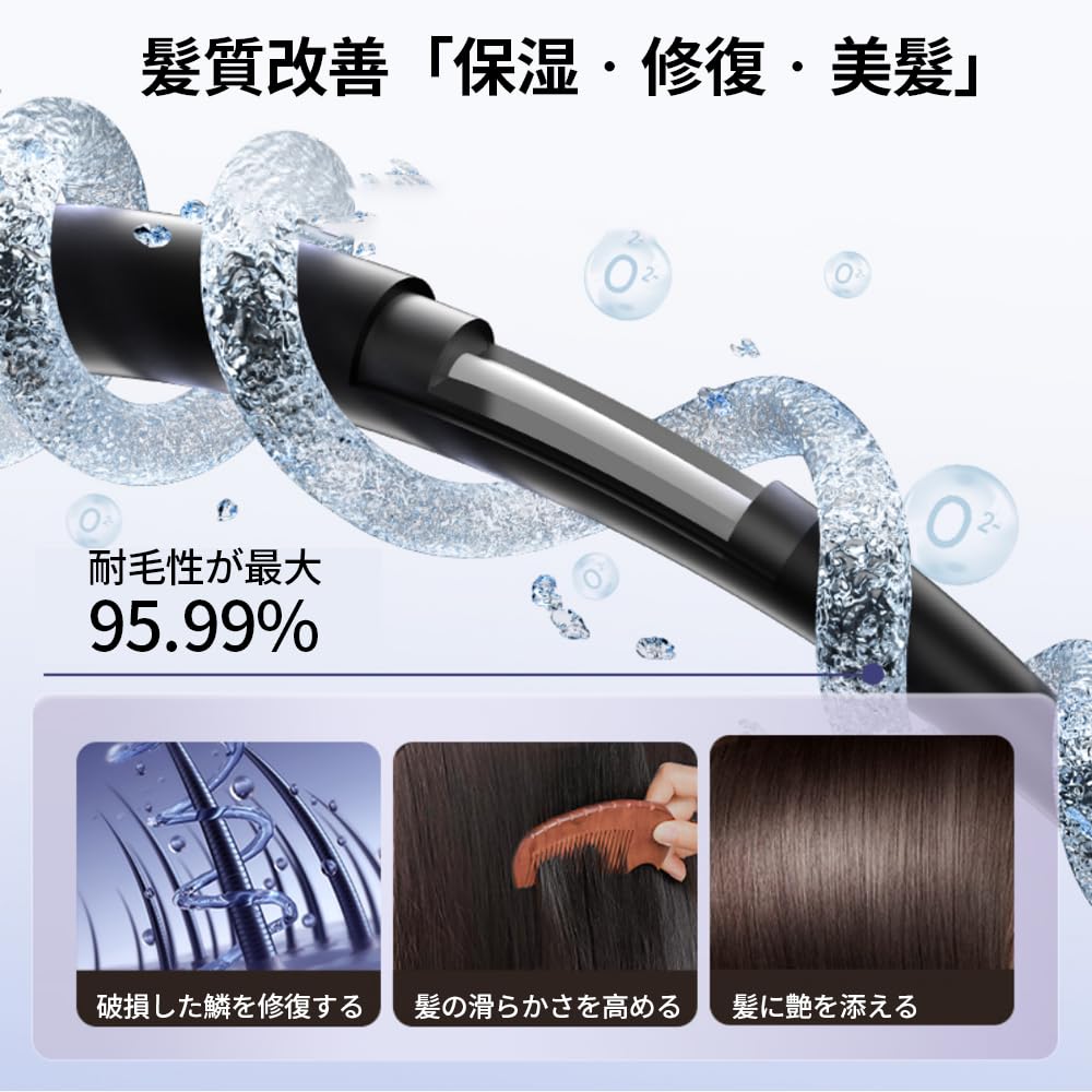Amazon | ドライヤー ヘアドライヤー大風量 6億マイナスイオン 軽量